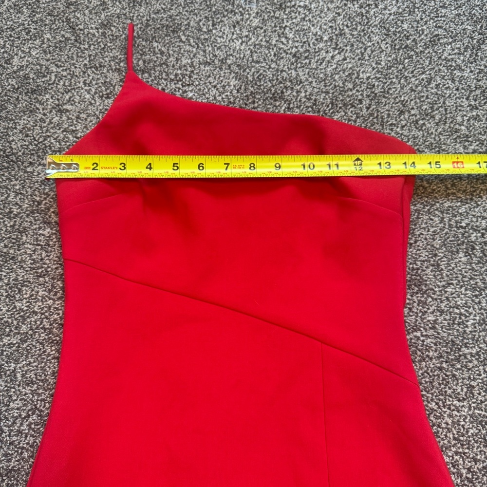 LIKELY Cassidy Red One Shoulder Bodycon Dress Size 2 NWT $198 Cocktail - Picture 10 of 12
